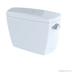 Drake® G-Max® 1.6 GPF High-Efficiency Toilet Tank - Right-Hand Lever & Bolt-Down Lid - Cotton White ST743SRB#01