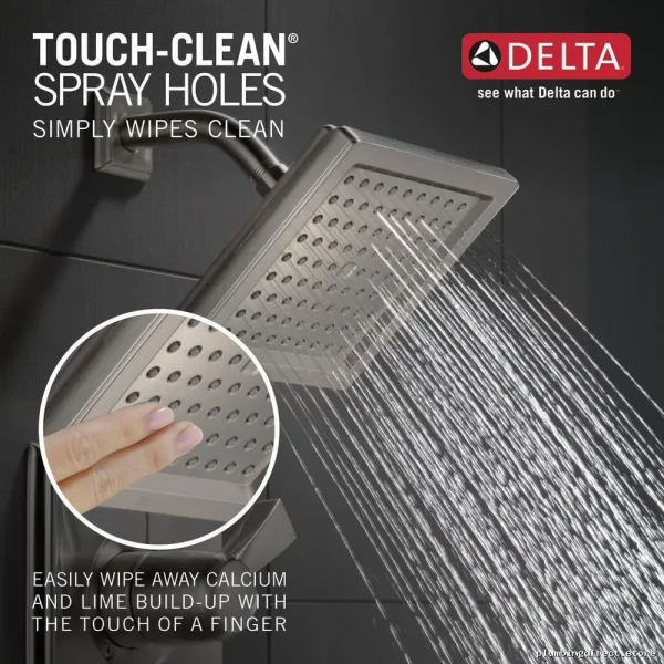 Dryden 17 Series Tub & Shower Trim - Stainless Steel T17451-SS-WE Delta for Tub & Shower Installation - Image 2
