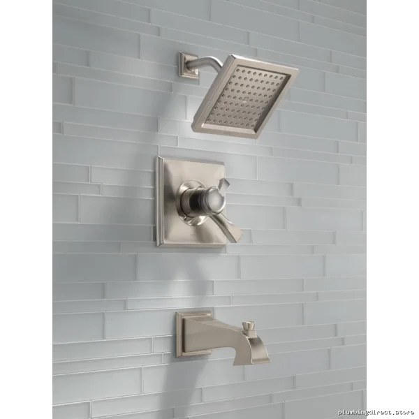 Dryden 17 Series Tub & Shower Trim - Stainless Steel T17451-SS-WE Delta for Tub & Shower Installation