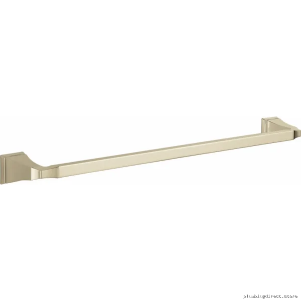 Dryden 24 Inch Wall-Mounted Towel Bar - Polished Nickel Delta Design