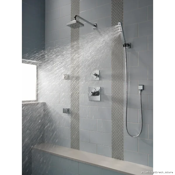 Dryden H2Okinetic High-Pressure Water-Saving Shower Head in Venetian Bronze - Image 2