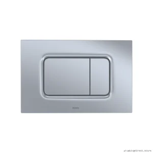 Dual Flush High-Efficiency Actuator Plate - Matte Silver Toto YT920#MS
