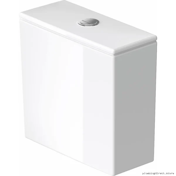 Duravit White Dual-Flush Toilet Tank - Water-Efficient Design - Image 2