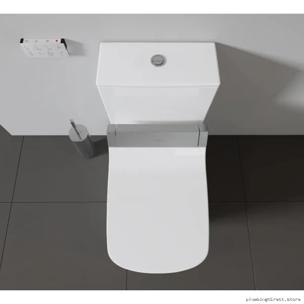 Duravit White Dual-Flush Toilet Tank - Water-Efficient Design