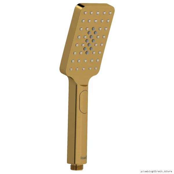 Dual Function Brushed Gold Hand Shower with Easy Switch - RioBel