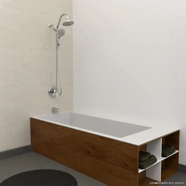 Dual-Function Hand Shower & Shower Head Combo - Chrome Finish, Easy Switch - Image 4
