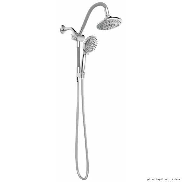 Dual-Function Hand Shower & Shower Head Combo - Chrome Finish, Easy Switch - Image 5