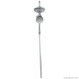 Dual-Function Hand Shower & Shower Head Combo - Chrome Finish, Easy Switch