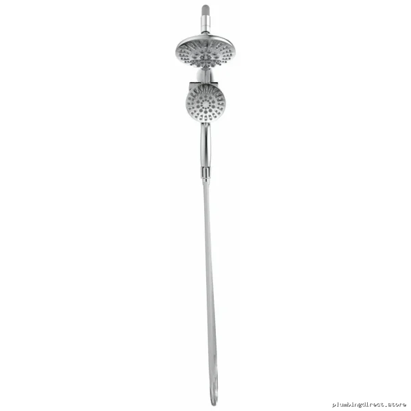 Dual-Function Hand Shower & Shower Head Combo - Chrome Finish, Easy Switch
