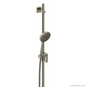 Dual Function Showerhead with Adjustable 36-Inch Slide Bar – Polished Nickel