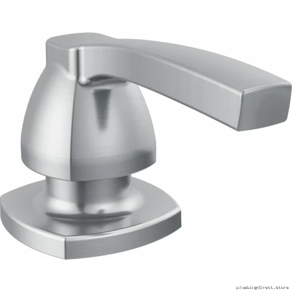 Stryke Dual-Function Soap & Lotion Dispenser in Lumicoat Arctic Stainless Steel - Modern Style for Bathrooms