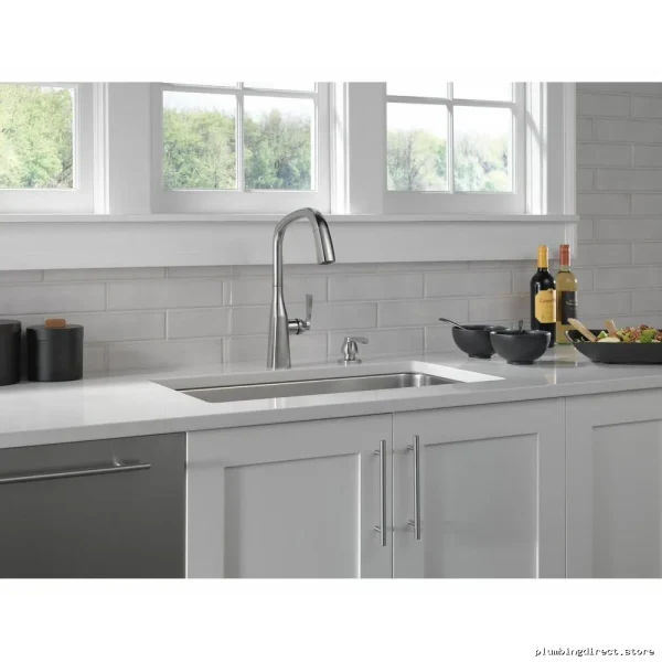 Stryke Dual-Function Soap & Lotion Dispenser in Lumicoat Arctic Stainless Steel - Modern Style for Bathrooms - Image 2
