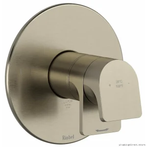 Dual Function Thermostat Valve Adjustments with Brushed Nickel Finish | TODABCD-BN Model