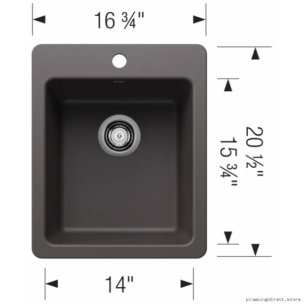 Dual Mount Bar Sink - Single Bowl Stainless Steel Undermount Kitchen Sink by Liven