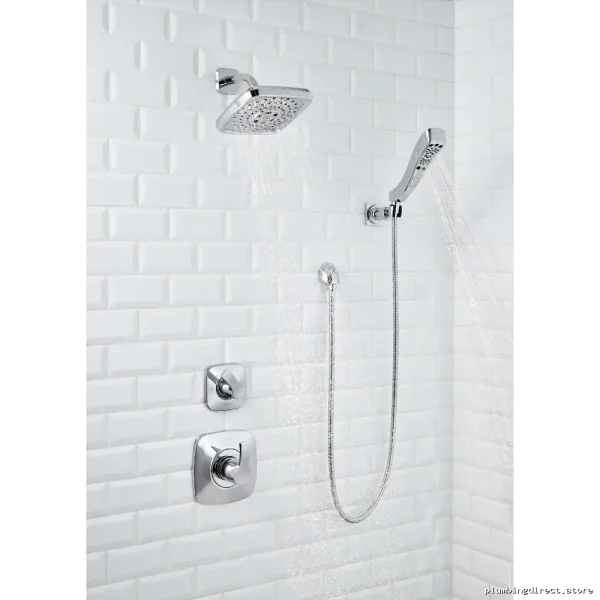 Dual Port Shower Diverter - Delta Tesla Chrome Trim Kit - Image 2
