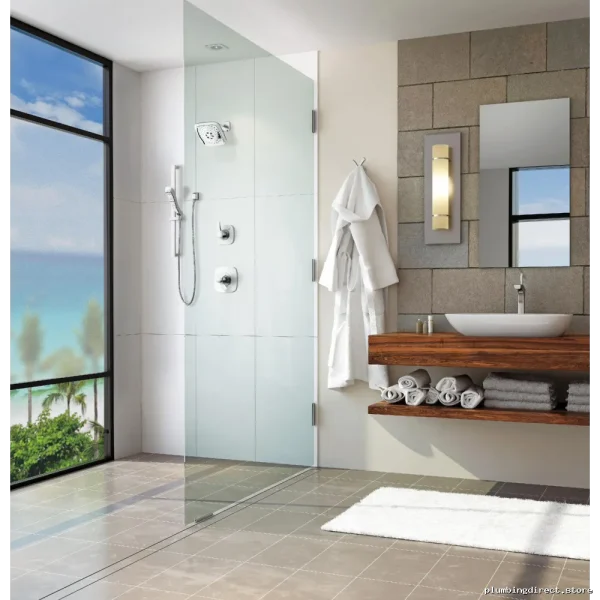 Dual Port Shower Diverter - Delta Tesla Chrome Trim Kit - Image 5