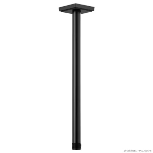 Durable 14-Inch Shower Arm Square Flange - Matte Black RP101286BL Brizo Shower Arm