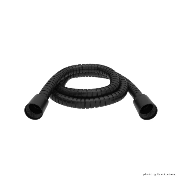 Black Metal Shower Hose 59 Inch - Durable Flexible Replacement Pipe