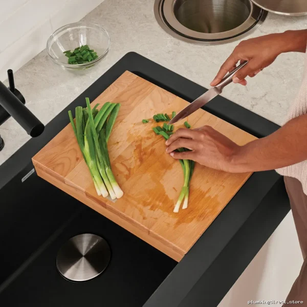 Ikon & Vintera Beech Kitchen Cutting Board - Durable Solid Wood Professional Grade Blanco - Image 2