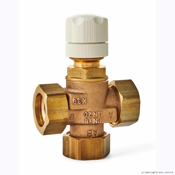 Residential Mixing Valves Model V..., Durable Brass Construction for Radiant Heating Systems