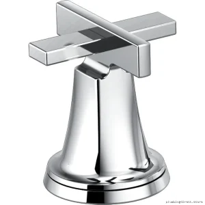 Chrome Roman Tub Cross Handles for Brizo HX698-PC