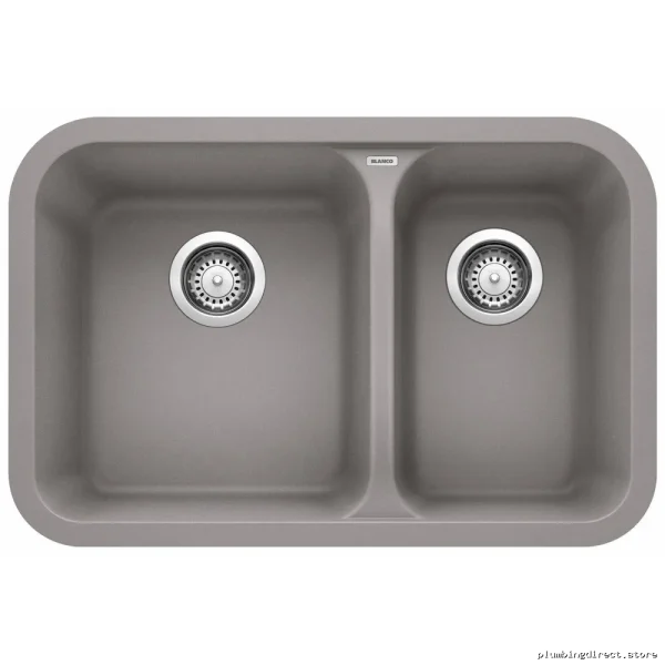 Vision 1.5 Bowl Undermount Silgranit Sink - Durable Metallic Gray - Image 2