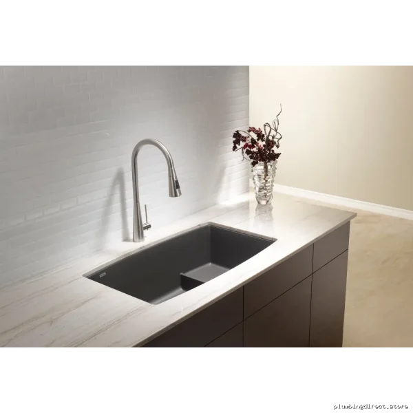 Performa Cascade 1.5 Bowl Undermount Silgranit Durable Blanco Sink