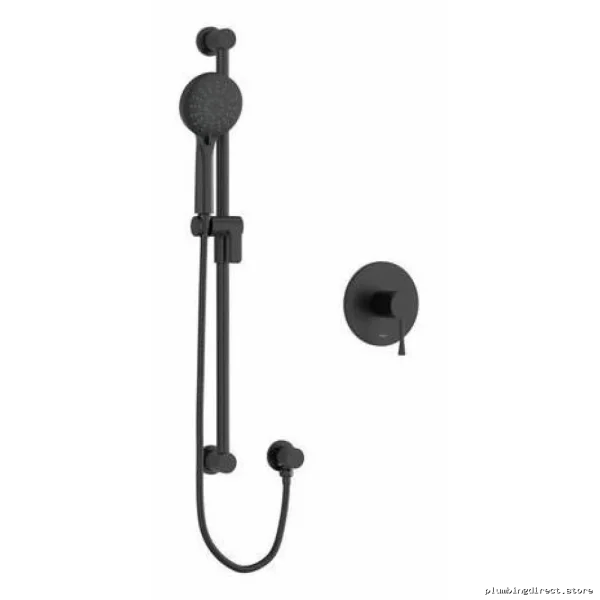 Durable Pressure Balanced Shower Faucet w/PEX Exp Conn – Black ED TMP|RIOBEL