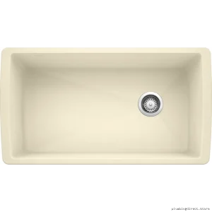 Durable Silgranit Undermount Sink - Modern Biscuit Kitchen Basin 402132