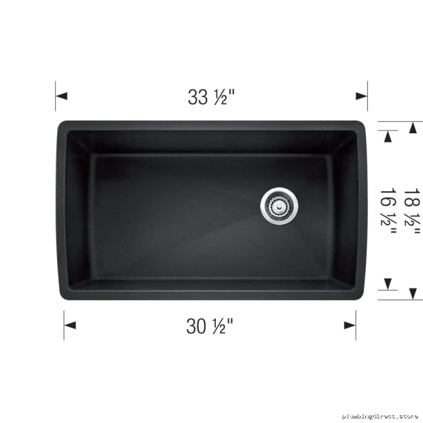 Durable Silgranit Undermount Sink - Modern Biscuit Kitchen Basin 402132 - Image 2
