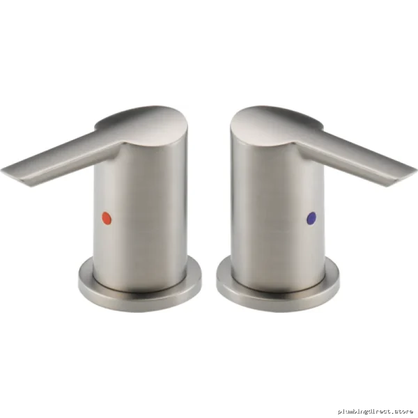 Stainless Steel Roman Tub Lever Handles - Durable Delta H661SS Hardware - Image 2