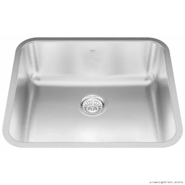 Durable Single Bowl Undermount Kitchen Sink - Stainless Steel 21 3/4 Inch by Steel Queen QSUA1922-8 Kindred