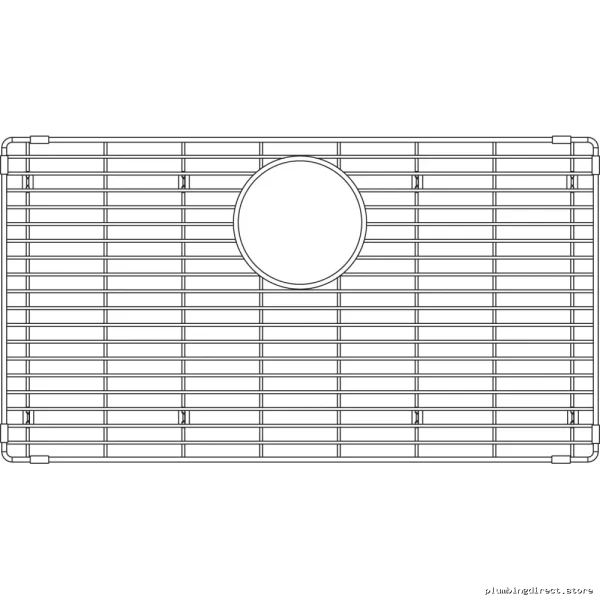 Stainless Steel Sink Grid - Durable Drain Organizer Ikon Blanco Space-Saving Design - Image 4
