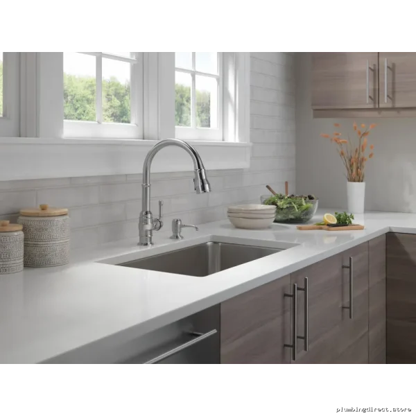 Delta Broderick Arctic Stainless Soap Dispenser RP100632AR - Durable & Stylish - Image 2