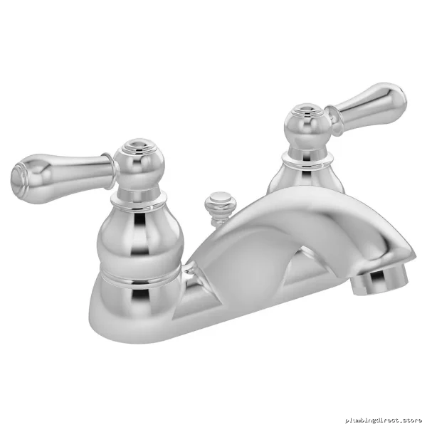 Symmons Allura Chrome Centerset Faucet - Durable 1.5 GPM Bathroom Sink Solution