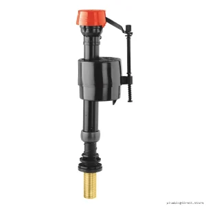 Durable Toilet Fill Valve w/Brass Shank - Black/Red/Brass Fluidmaster PRO45B