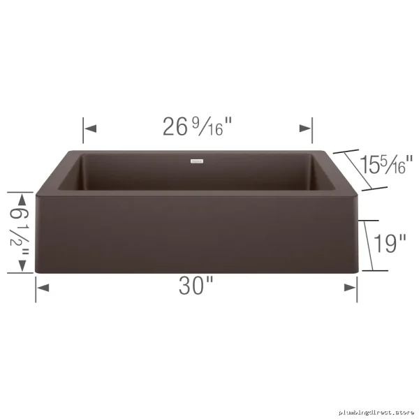 Durable Vintera Farmhouse Apron Kitchen Sink - Silgrnit Material | 30 - Image 3