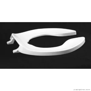 Elongated Quick-Lock Commercial Toilet Seat - Durable White 1500STSCCSSFE