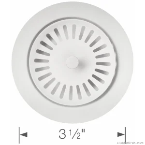 Garbage Disposal Metal Waste Flange - Durable White 240328 Blanco