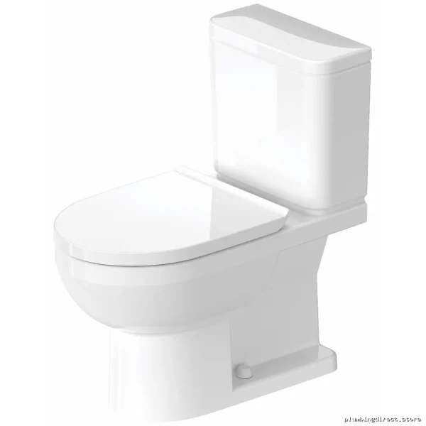 Two-Piece Toilet Kit Without Seat | DuraStyle Basic White D4060400 Duravit - Image 2