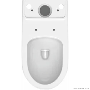 Two-Piece Toilet Kit Without Seat | DuraStyle Basic White D4060400 Duravit