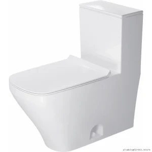 Comfort Height One-Piece Toilet - DuraStyle White with Low-Flow Efficiency