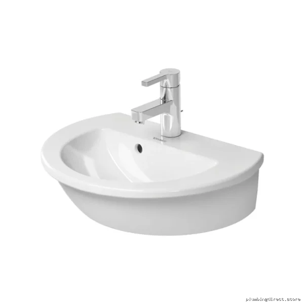 Modern Single Hole Handrinse Sink - White Ceramic Duravit 0731470000