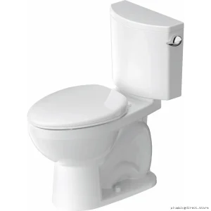 Duravit 2034010000 White Tall Elongated Toilet Bowl