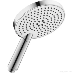 Duravit Chrome 3-Spray Handheld Showerhead 5.5 Inch with Air Injection
