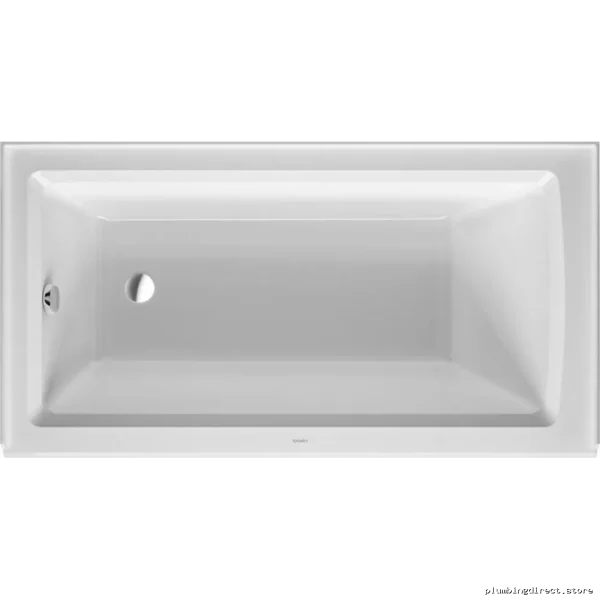 Architec Left-Hand Tub 60x32 White - Duravit Model 700354 - Image 3