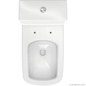DuraStyle Comfort Height Dual Flush Elongated Toilet (Compact Seat) - White Duravit 2157010005