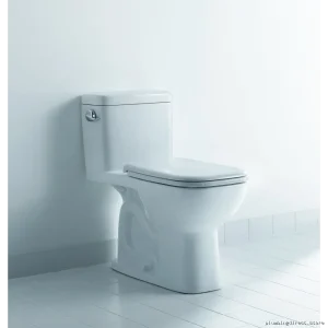 Duravit D-Code Tall Elongated 1.28 GPF Toilet White - Seat Not Included