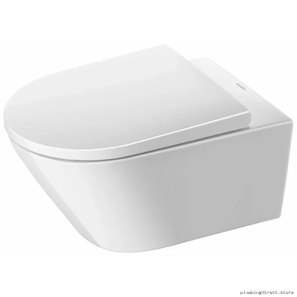 Duravit D-Neo Wall-Mounted Toilet Without Seat - White - Image 4