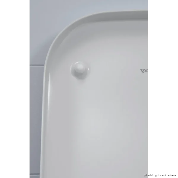 Duravit D.2 Elongated Toilet Seat - White Modern Design & Ergonomic Fit - Image 3